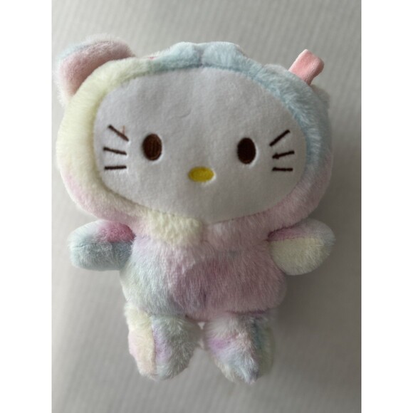 Hello Kitty Plush Toy 9.5 inch Rainbow Sherbet Official Sanrio Bear - Picture 5 of 7